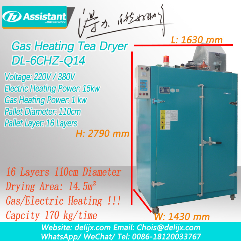 Green Tea Leaf Dryer Drying Machine Manufacturer 6CHZ-Q14