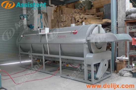 Tea Leaf Steaming Machine For Many Kinds Of Tea Gas Heating Continuous Type